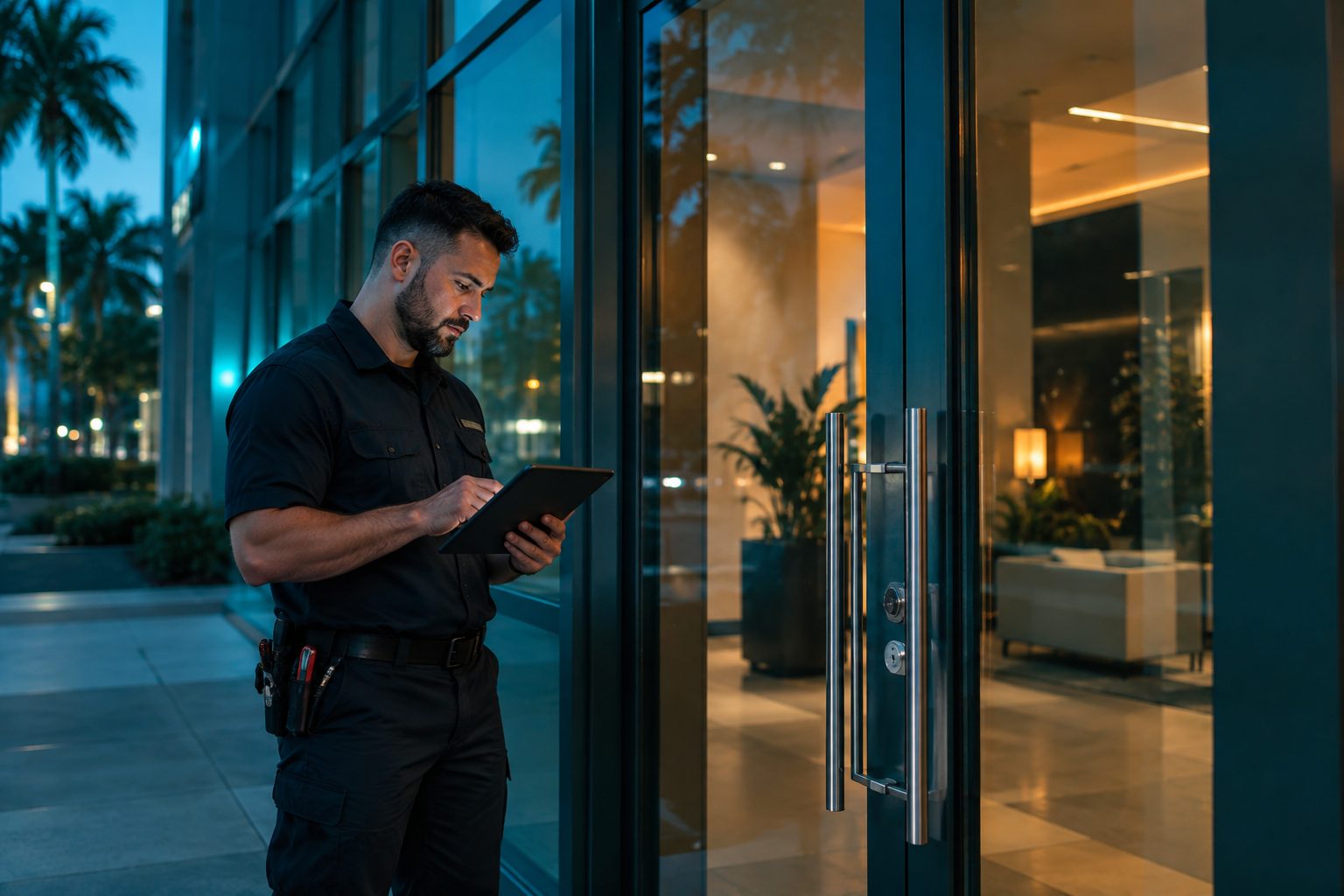 Commercial door hardware